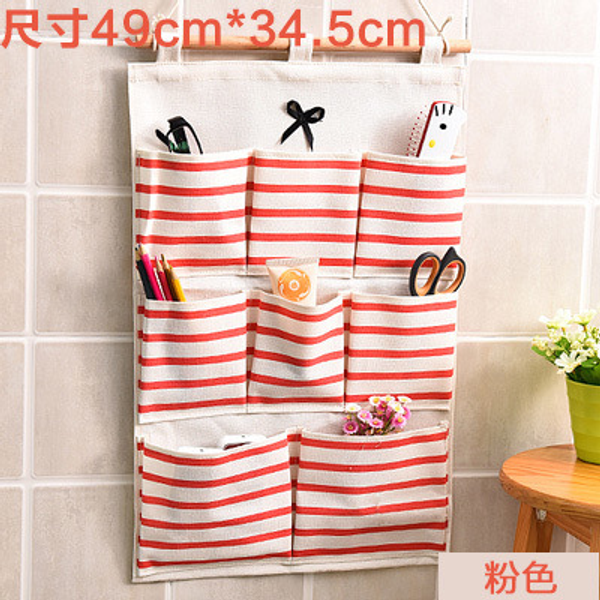 6/8 striped pockets wall door closet hanging storage bag waterproof cotton linen home organizer for bedroom bathroom
6/8 striped pockets wall door closet hanging storage bag waterproof cotton linen home organizer for bedroom bathroom