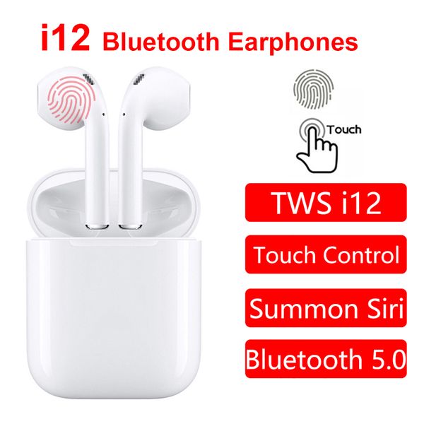 i12 TWS ушные вкладыши Bluetooth 5.0 беспроводные наушники сенсорного управления Earbud 3D объемный звук Bluetooth в Наушники Наушники Auriculares
i12 TWS ушные вкладыши Bluetooth 5.0 беспроводные наушники сенсорного управления Earbud 3D объемный звук Bluetooth в Наушники Наушники Auriculares
