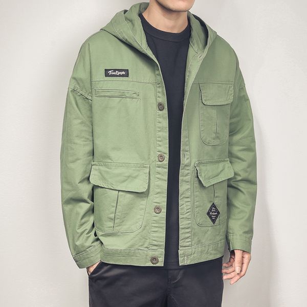 heflashor mens casual cargo solid jacket outerwear 2019 new jackets and coats with hood multi pockets plus size -5xl, Tan;black
heflashor mens casual cargo solid jacket outerwear 2019 new jackets and coats with hood multi pockets plus size -5xl, Tan;black
