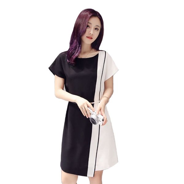 chiffon simple short sleeve knee length adults summer ladies soft gifts women dress crew neck fashion daily casual, Black;gray
chiffon simple short sleeve knee length adults summer ladies soft gifts women dress crew neck fashion daily casual, Black;gray