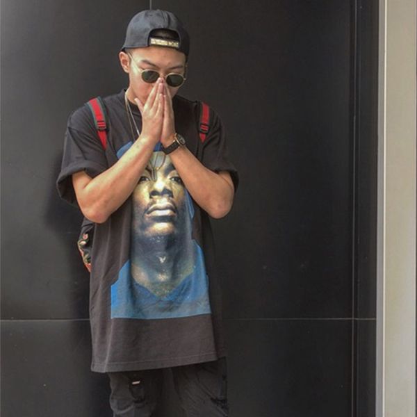 european and american dog head hip hop oversize half-sleeve extra loose vetements short sleeve mid-length half-sleeve t-shirt, White;black
european and american dog head hip hop oversize half-sleeve extra loose vetements short sleeve mid-length half-sleeve t-shirt, White;black