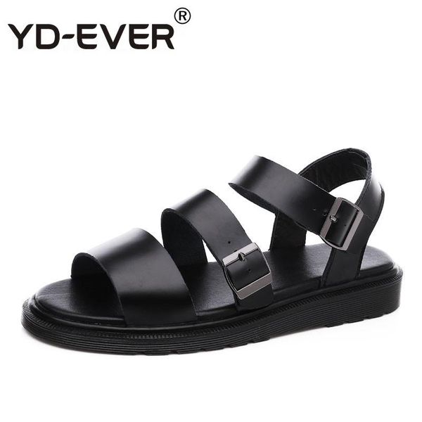 yd-ever men sandals genuine leather male summer beach slippers rome style man breathable casual slip-on shoes size black lover
yd-ever men sandals genuine leather male summer beach slippers rome style man breathable casual slip-on shoes size black lover