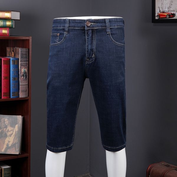 mens shorts personality elasticity plus size denim shorts male fashion casual loose mid pants summer new arrival, Blue
mens shorts personality elasticity plus size denim shorts male fashion casual loose mid pants summer new arrival, Blue