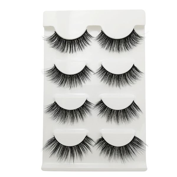 4 pairs/set 3d mink makeup false eyelashes eye lashes extension handmade nature eyelashes have eyelash dhl ing
4 pairs/set 3d mink makeup false eyelashes eye lashes extension handmade nature eyelashes have eyelash dhl ing