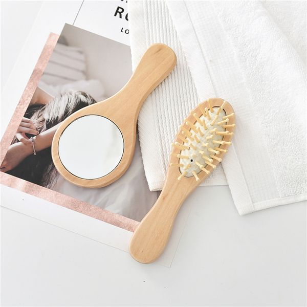 1pc portable makeup comb set solid wood comb airbag massage travel mini portable mirror set g0412, Silver
1pc portable makeup comb set solid wood comb airbag massage travel mini portable mirror set g0412, Silver