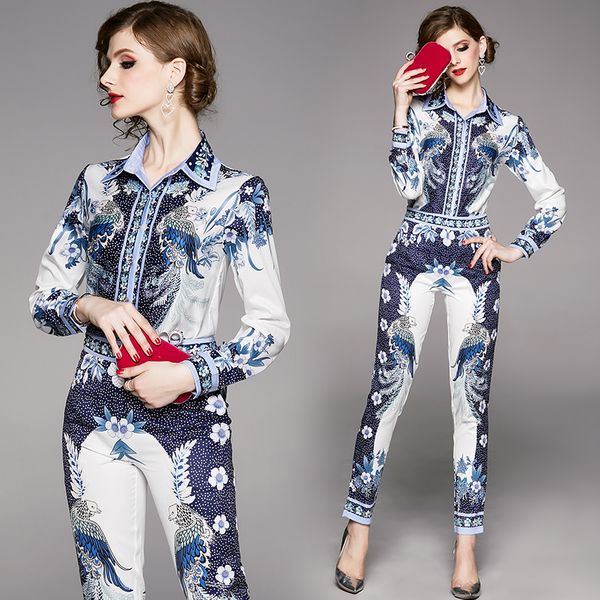 spring summer outfits long shirt womens fall floral vintage collar suits runway sleeve ladies 2pcs blouse + luxury pants print sets volb, Black
spring summer outfits long shirt womens fall floral vintage collar suits runway sleeve ladies 2pcs blouse + luxury pants print sets volb, Black