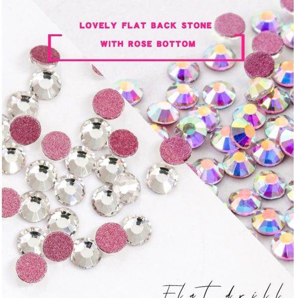 1440pcs flat back nail rhinestone with rose bottom diy craft dress crystal nails rhinestones decoration gems, Silver;gold
1440pcs flat back nail rhinestone with rose bottom diy craft dress crystal nails rhinestones decoration gems, Silver;gold