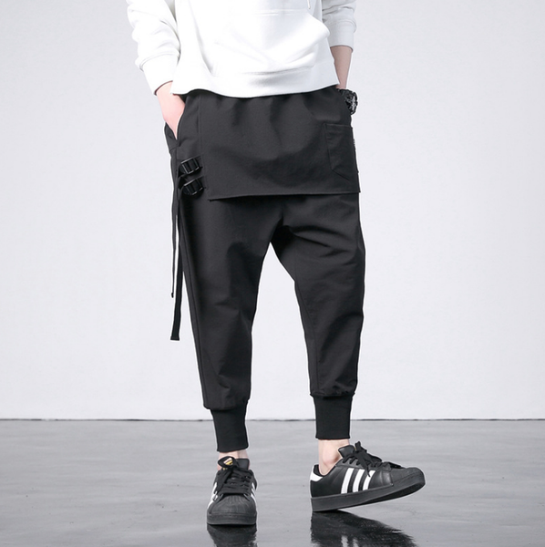 men's pants 2021 stylish dark black loose harun hair stylist straddle false two corset
men's pants 2021 stylish dark black loose harun hair stylist straddle false two corset