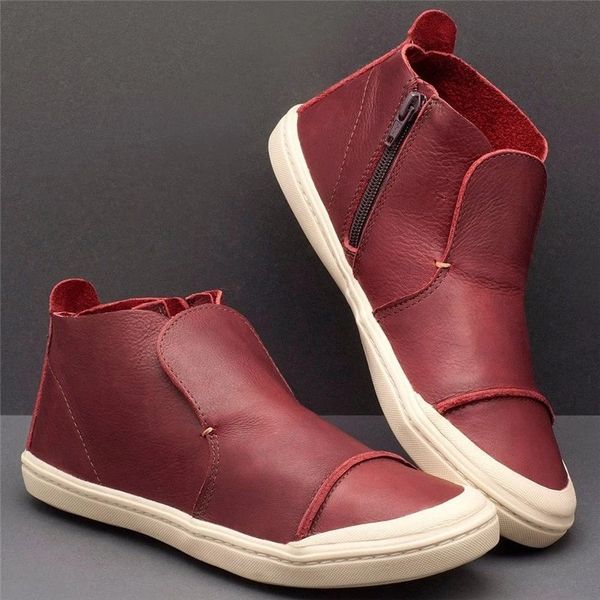 nice ladies shoes platform punk casual boots faux leather women ankle boots autumn winter side zipper vintage botas mujer, Black
nice ladies shoes platform punk casual boots faux leather women ankle boots autumn winter side zipper vintage botas mujer, Black