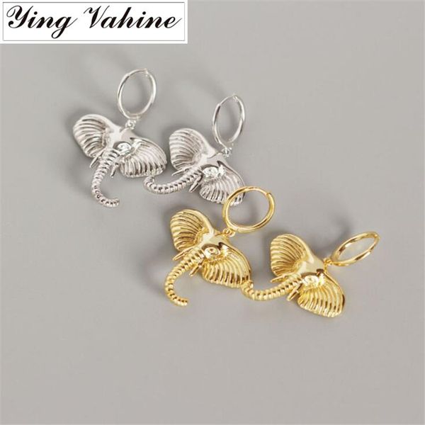 ying vahine 100% 925 sterling silver animal elephant pendant drop earrings for women, Golden
ying vahine 100% 925 sterling silver animal elephant pendant drop earrings for women, Golden