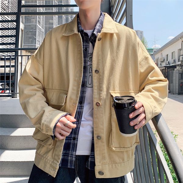 autumn new jacket men slim fashion contrast color printing casual baseball uniform jacket man streetwear hip-hop bomber, Black;brown
autumn new jacket men slim fashion contrast color printing casual baseball uniform jacket man streetwear hip-hop bomber, Black;brown