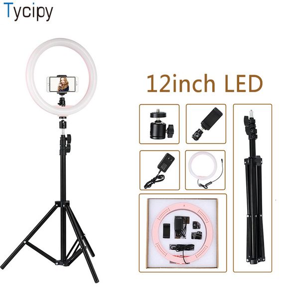 12'' ring light led tycipy pgraphy selfie light p camera video soft light with 1.1m tripod phone clip for make up live
12'' ring light led tycipy pgraphy selfie light p camera video soft light with 1.1m tripod phone clip for make up live