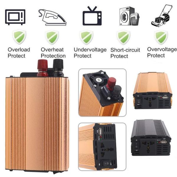 vehemo 300w car inverter tools power inverter vehicles converter for adapter rv pickup truck for aluminum
vehemo 300w car inverter tools power inverter vehicles converter for adapter rv pickup truck for aluminum