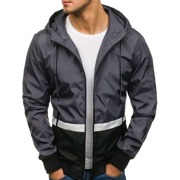 jacket men windbreaker 2019 spring autumn fashion jacket men's hooded solid color casual jackets male coat thin men coat outwear, Black;brown
jacket men windbreaker 2019 spring autumn fashion jacket men's hooded solid color casual jackets male coat thin men coat outwear, Black;brown