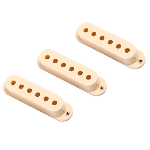 3pcs plastic single coil pickup covers for strat stratocaster electric guitar, 48/50/52mm pole spacing
3pcs plastic single coil pickup covers for strat stratocaster electric guitar, 48/50/52mm pole spacing