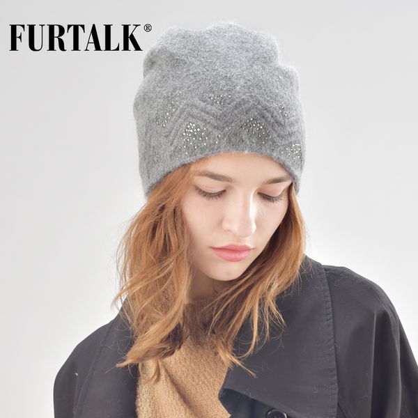 furtalk осень зима шерсть beanie hat для женщин кролика меховые шапки с стразы двойной ling skullies beanie cap для женского y200103, Blue;gray
furtalk осень зима шерсть beanie hat для женщин кролика меховые шапки с стразы двойной ling skullies beanie cap для женского y200103, Blue;gray