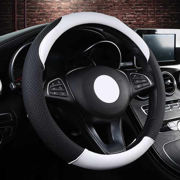 car steering wheel cover universal auto accessories interior women men two color contrast fiber leather universal non skid
car steering wheel cover universal auto accessories interior women men two color contrast fiber leather universal non skid