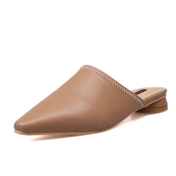 fashion leather mules shoes woman sandals flip flops slides pointed toe low heels casual summer slippers flats mules feminino, Black
fashion leather mules shoes woman sandals flip flops slides pointed toe low heels casual summer slippers flats mules feminino, Black