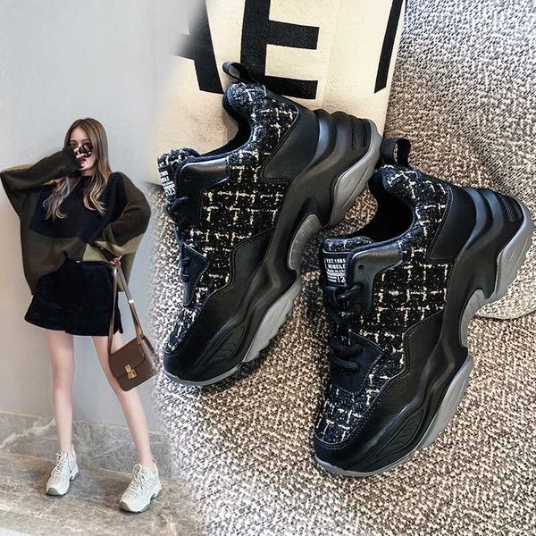 daddy shoes women ins tide european style student sneakers 2020 new lattice design winter sneakers leisure chaussures femme, Black
daddy shoes women ins tide european style student sneakers 2020 new lattice design winter sneakers leisure chaussures femme, Black