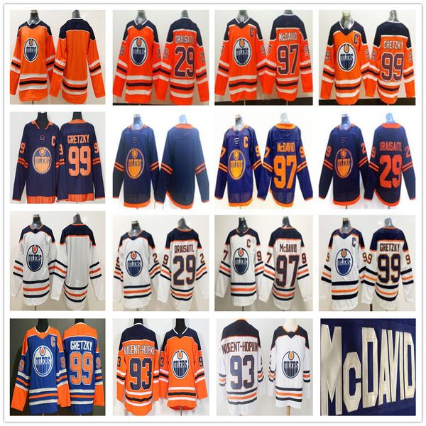 2019-20 new edmonton oilers third blue jersey #97 mcdavid 29 leon draisaitl 93 ryan nugent-hopkins 99 wayne gretzky stitched hockey jerseys, Black;red
2019-20 new edmonton oilers third blue jersey #97 mcdavid 29 leon draisaitl 93 ryan nugent-hopkins 99 wayne gretzky stitched hockey jerseys, Black;red