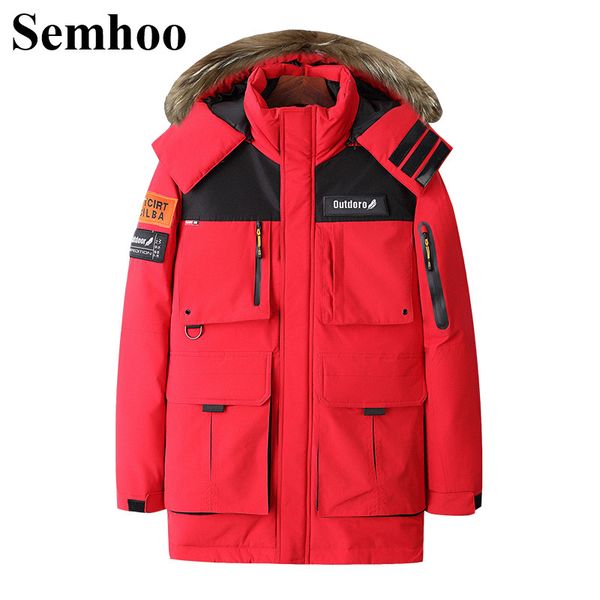 2019 winter new men's casual long hooded cotton coat fashion fur collar warm windproof cotton coat jacket plus size m---4xl, Black
2019 winter new men's casual long hooded cotton coat fashion fur collar warm windproof cotton coat jacket plus size m---4xl, Black