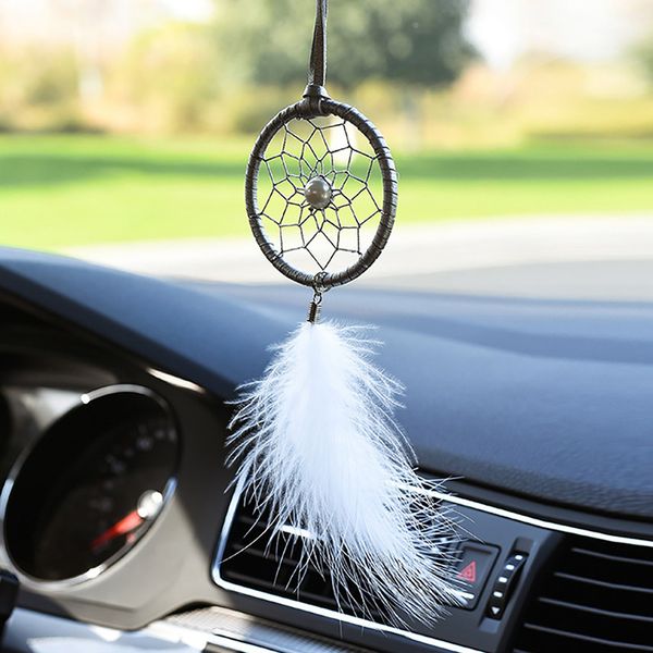 dream catcher car pendants feather hanging ornaments auto rearview mirror suspension decoration car accessories handmade gifts
dream catcher car pendants feather hanging ornaments auto rearview mirror suspension decoration car accessories handmade gifts