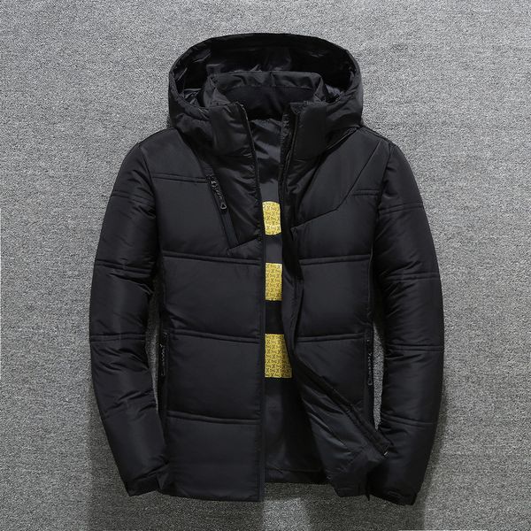 new winter jacket men fashion casual coat hood thick warm waterproof down jacket male winter parkas outerwear, Black
new winter jacket men fashion casual coat hood thick warm waterproof down jacket male winter parkas outerwear, Black