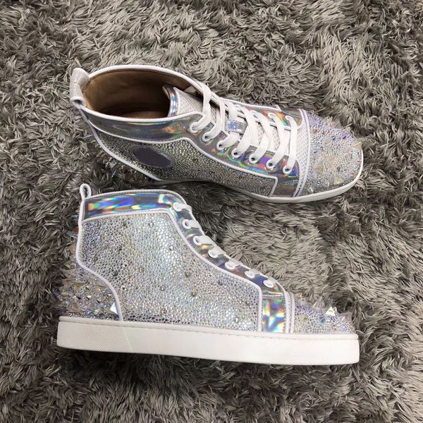 designer brand luxury sonnylo high-sneakers red bottom men's shoes designer pik pik studs & strass couple leisure streetwear flats, Black
designer brand luxury sonnylo high-sneakers red bottom men's shoes designer pik pik studs & strass couple leisure streetwear flats, Black