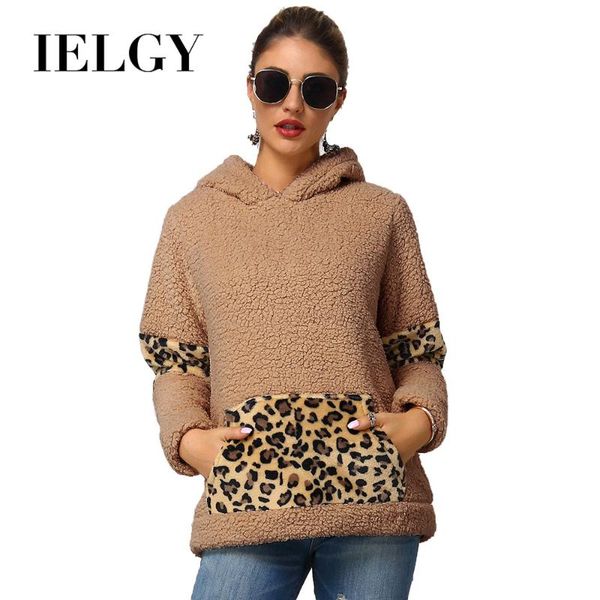 ielgy leopard women's fashion comfortable double-sided velvet panel long sleeve pocket wild top, Black
ielgy leopard women's fashion comfortable double-sided velvet panel long sleeve pocket wild top, Black
