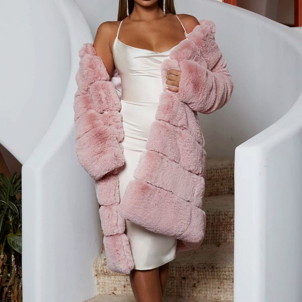 elegant pink shaggy women faux fur coat streetwear autumn winter warm plush teddy coat female plus size overcoat party s11, Camo;black
elegant pink shaggy women faux fur coat streetwear autumn winter warm plush teddy coat female plus size overcoat party s11, Camo;black