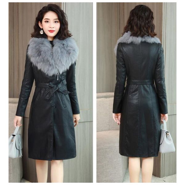 women fur collar coat outerwear winter clothing fashion thick warm woolen blends female elegant woolen coat for women pp-421, Black
women fur collar coat outerwear winter clothing fashion thick warm woolen blends female elegant woolen coat for women pp-421, Black