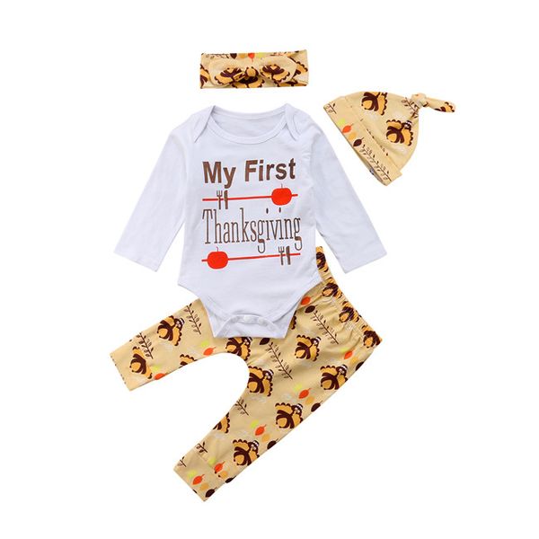 2020 thanksgiving toddler clothes set baby boys girls long sleeve romper floral bee long pant infant outfits children clothes, White
2020 thanksgiving toddler clothes set baby boys girls long sleeve romper floral bee long pant infant outfits children clothes, White
