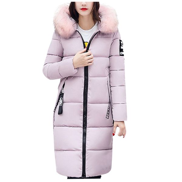 fashion fur collar hooded down parka women winter warm thickening overcoat cotton long-sleeved coat women long female jacket, Black
fashion fur collar hooded down parka women winter warm thickening overcoat cotton long-sleeved coat women long female jacket, Black