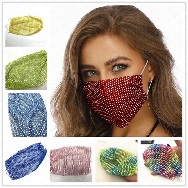 dhl fashion bling bling fishing net face mask dustproof washable reuse mask crystal protective mouth covers women party masks d62314, Black;white
dhl fashion bling bling fishing net face mask dustproof washable reuse mask crystal protective mouth covers women party masks d62314, Black;white