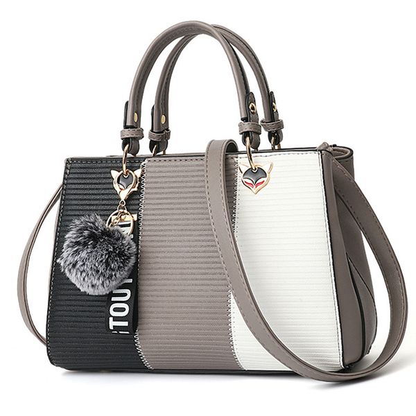 acelure hairball ornament patchwork pu leather handbag purse ladies messenger crossbody shoulder bags totes party women handbags
acelure hairball ornament patchwork pu leather handbag purse ladies messenger crossbody shoulder bags totes party women handbags