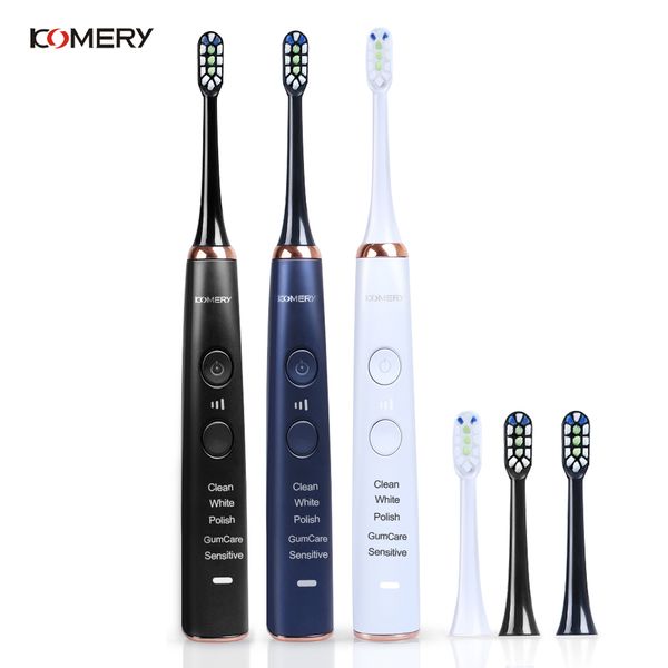 komery new electric toothbrush waterproof ipx7 5 modes 3 intensities 50,000 strokes/min 4 pcs dupont replacement toothbrush
komery new electric toothbrush waterproof ipx7 5 modes 3 intensities 50,000 strokes/min 4 pcs dupont replacement toothbrush