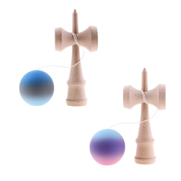 2pcs/pack kendama japanese traditional ball wooden cup stick game playing props kids outdoor sports toy gift y200428
2pcs/pack kendama japanese traditional ball wooden cup stick game playing props kids outdoor sports toy gift y200428