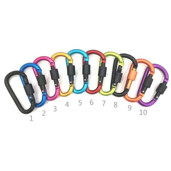 thickened diameter 8cm colorful aluminum alloy d styles climbing carabiner keychain hanging hook camping backpacking buckle ljjz327
thickened diameter 8cm colorful aluminum alloy d styles climbing carabiner keychain hanging hook camping backpacking buckle ljjz327