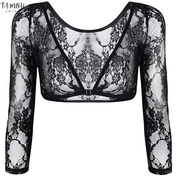 2020 new fashion women blouse lace long sleeve v neck short mesh lace crop shirts summer womens perspective cardigan s006, White
2020 new fashion women blouse lace long sleeve v neck short mesh lace crop shirts summer womens perspective cardigan s006, White