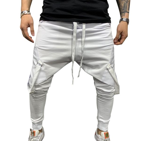 wenyujh 2019 autumn men's stylish elastic waist solid drawstring pants jogging tracksuit pants sweatpants beam foot sports, Black
wenyujh 2019 autumn men's stylish elastic waist solid drawstring pants jogging tracksuit pants sweatpants beam foot sports, Black