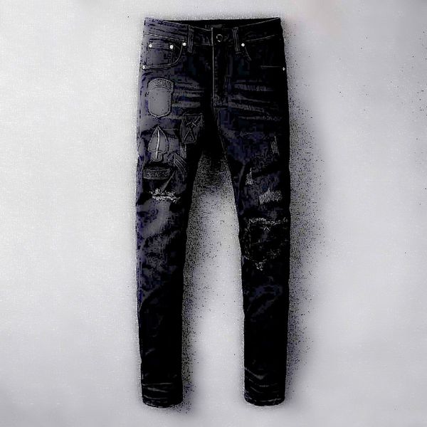 mens amiri jeans джинсы мужские дизайнерские джинсы дикая черная дыра вышивка роскошные брюки arn11 мода рок возрождение мотоцикл брюки тонк, Blue
mens amiri jeans джинсы мужские дизайнерские джинсы дикая черная дыра вышивка роскошные брюки arn11 мода рок возрождение мотоцикл брюки тонк, Blue