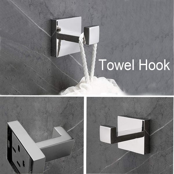 new chrome bathroom hardware accessory set including towel bar toilet paper holder towel holder robe hook sus304 stainle
new chrome bathroom hardware accessory set including towel bar toilet paper holder towel holder robe hook sus304 stainle