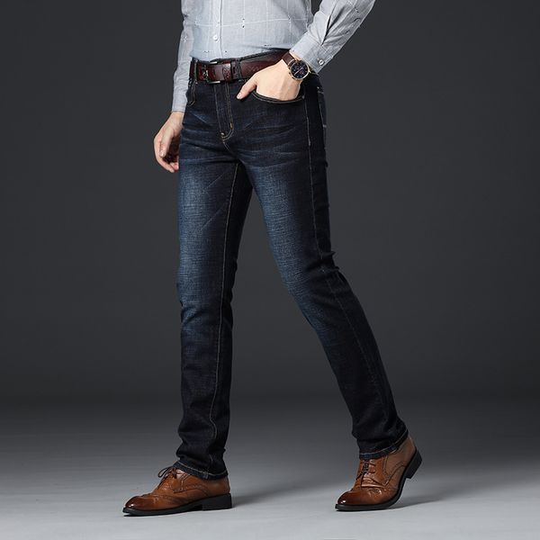 jeans men's loose straight elasticity casual new style men trousers large size business men's trousers pants 8103, Blue
jeans men's loose straight elasticity casual new style men trousers large size business men's trousers pants 8103, Blue