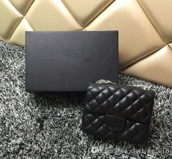 2019 mini plaid shoulder chain bag lambskin single flap bag women s cluth evening bag