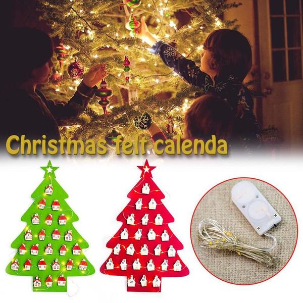 1pc new christmas decorations with lighted felt christmas calendar pendant creative glowing decoration wholesale
1pc new christmas decorations with lighted felt christmas calendar pendant creative glowing decoration wholesale