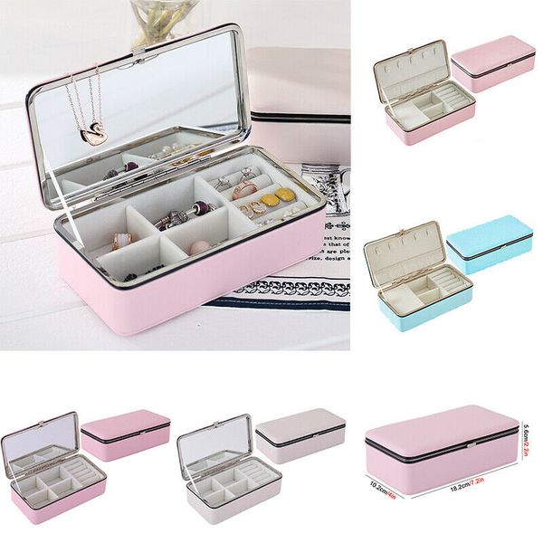 new travel pu leather makeup jewelry box case holder earring necklace storage box organizer jewelry display with mirrors
new travel pu leather makeup jewelry box case holder earring necklace storage box organizer jewelry display with mirrors