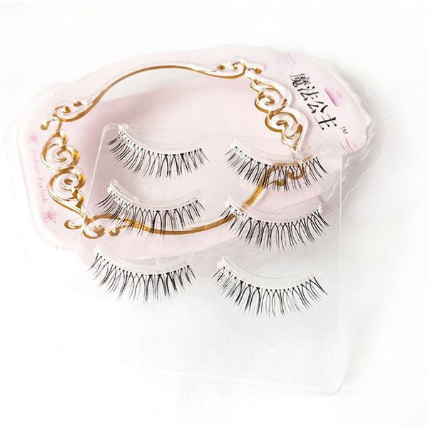 3 pairs handmade sharpening false eyelashes natural long realistic nude makeup transparent plastic terrier fake eyelashes
3 pairs handmade sharpening false eyelashes natural long realistic nude makeup transparent plastic terrier fake eyelashes