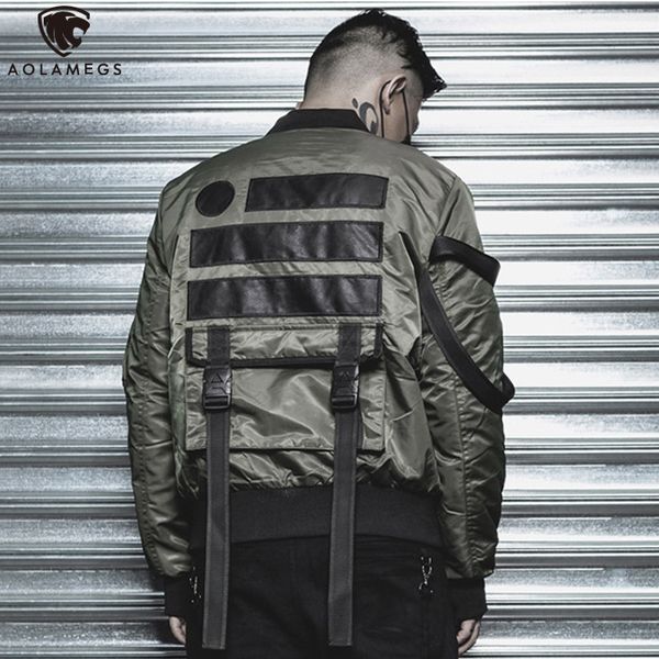 aolamegs jackets men solid color ribbon jacket tracksuit coats casual big pockets plus size cargo male windbreaker streetwear, Black;brown
aolamegs jackets men solid color ribbon jacket tracksuit coats casual big pockets plus size cargo male windbreaker streetwear, Black;brown