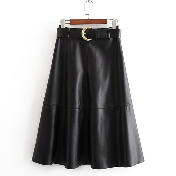 rr tie belt waist skirts women fashion loose pu leather black skirt women elegant mid calf skirts female ladies jz
rr tie belt waist skirts women fashion loose pu leather black skirt women elegant mid calf skirts female ladies jz