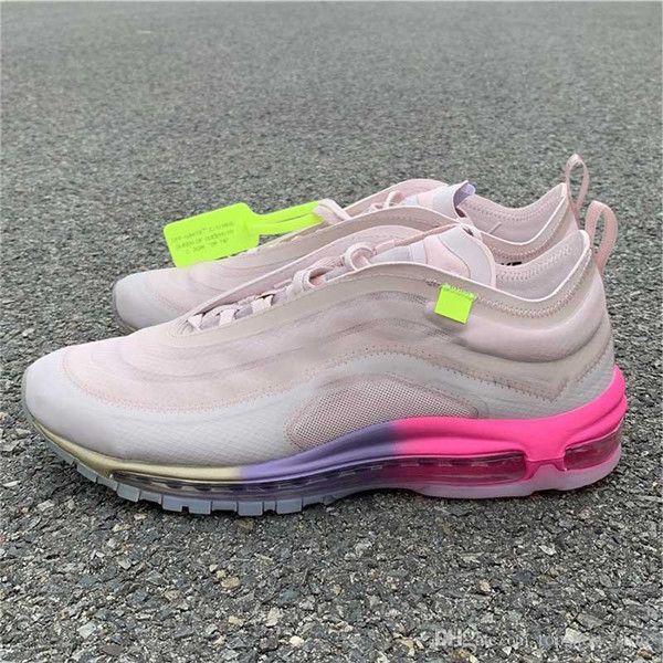 

with box 97 men women running shoes williams rainbow og female designer sports shoes 97s white light gray wolf menta fashion sport sneakers